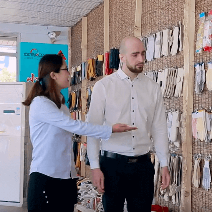 Layanan R&D, sarung tangan kapas, sarung tangan berlapis lateks, sarung tangan bertitik PVC, topeng, gaun isolasi