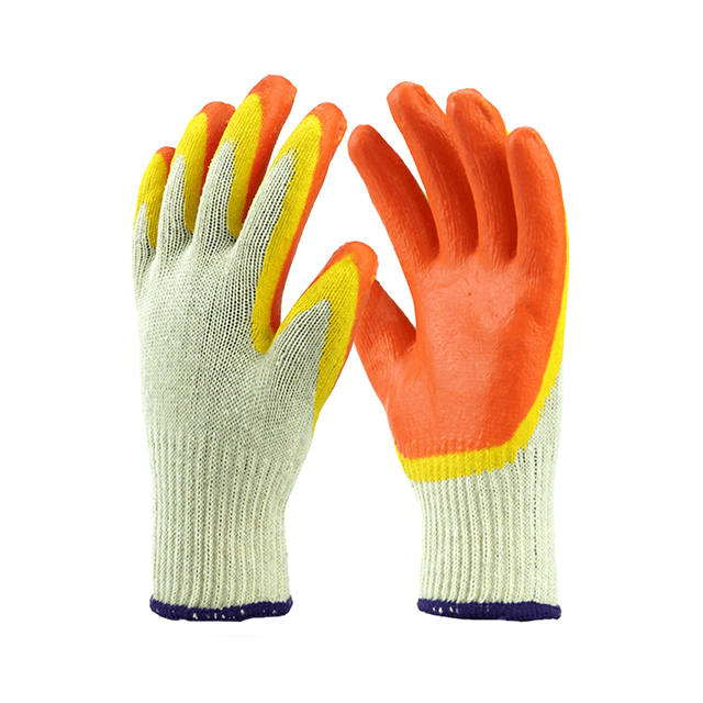 13 Gauge Polyester Liner Lateks Double Coated Gloves