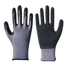 13 Gauge Grey Polyester Liner Latex Busa Dilapisi Sarung tangan