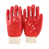 Sarung Tangan Bertahan Rib Cuff Interlock Minyak PVC